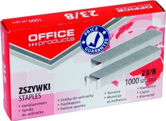 Office Products Zszywki Office Products 23/8 1000Szt.