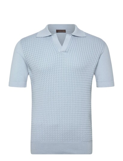 Oscar Jacobson Alf Poloshirt S S   Blue   XL
