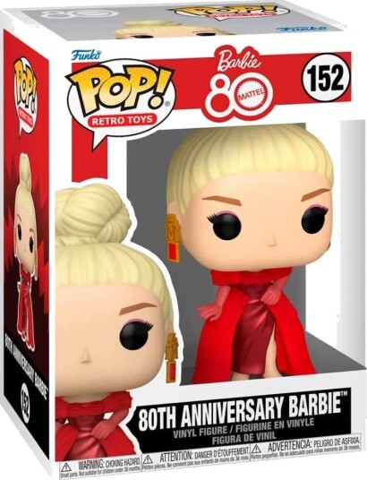 Northix Barbie 80-årsjubileumsdukke samleobjekt