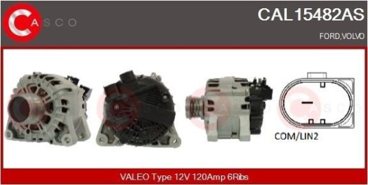 Dynamo CASCO CAL15482AS
