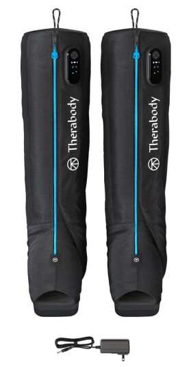 Therabody Recoveryair Jetboots Integrated Pneumatic Compress, kompresjonsstøvler unisex L BLACK Therabody Recoveryair Jetboots Integrated Pneumatic Compress, kompresjonsstøvler unisex L BLACK
