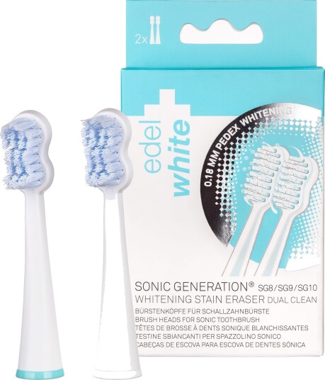 Børstehoder Whitening Dual Clean For Edel+White Elektrisk tannbørste