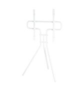 Hama Easel Design - Stativ - for TV - metall - hvit - skjermstørrelse: 37-75 - plassering på gulv Hama Easel Design - Stativ - for TV - metall - hvit - skjermstørrelse: 37-75 - plassering på gulv