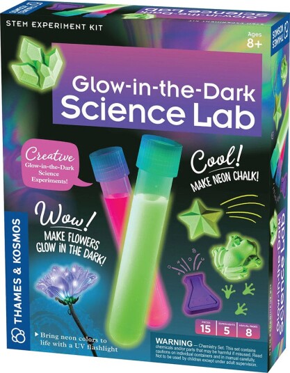 Thames & Kosmos Glow In The Dark Vitenskapssett For Barn 8+