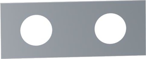 VOLA 002 20 Børstet krom