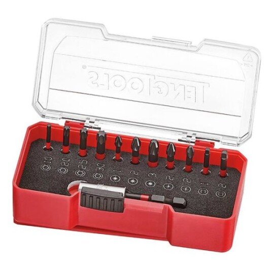 Teng Tools TJ1412 Bitssett 12 deler Maskintilbehør & forbruk