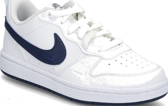 Nike Court Borough Low Brnd (Gs)   WHITE/MIDNIGHT NAVY   38.5