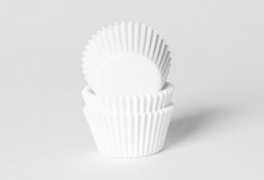 Muffinsformer Små Hvit Pk/60 