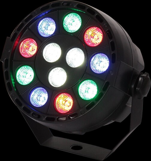 Ibiza LED PAR lampe 12 x 1W RGBW Ibiza LED PAR lampe 12 x 1W RGBW
