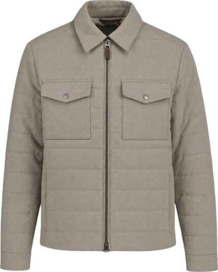 Gant Insulated flannel jacket XL beige herre