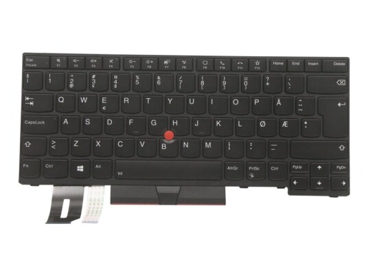 Primax - Erstatningstastatur For Bærbar Pc - Med Trackpoint, Ultranav - Bakbelysning - Norsk - Svart - Fru - For Thinkpad P14s Gen 1 P14s Gen 2 T14 Gen 1 T14 Gen 2