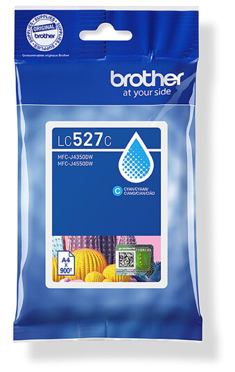 Brother LC527C Blekkpatron - 09K - Cyan