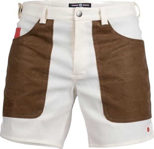 Amundsen 7 Incher Field Shorts Mens Shorts Hvit Og Brun  male M