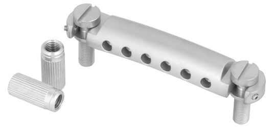 Tonepros T1zs Sc - Standard Tailpiece Locking Stop Bar - Satin Chrome