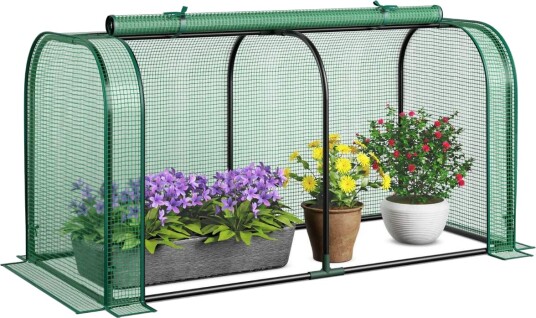 Minidrivhus med rulleport – PE deksel 2 i 1 design Minidrivhus med rulleport – PE deksel 2 i 1 design