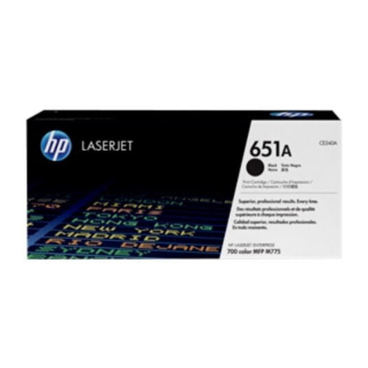 COLOR LASERJET 651A BLACK TONER CARTRIDG