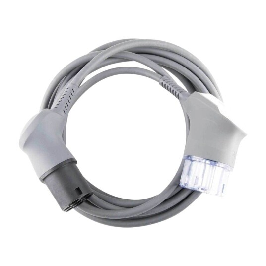 Charge Amps Beam Ladekabel T2-T2 1P 20A 5M 4.6kw Charge Amps Beam Ladekabel T2-T2 1P 20A 5M 4.6kw