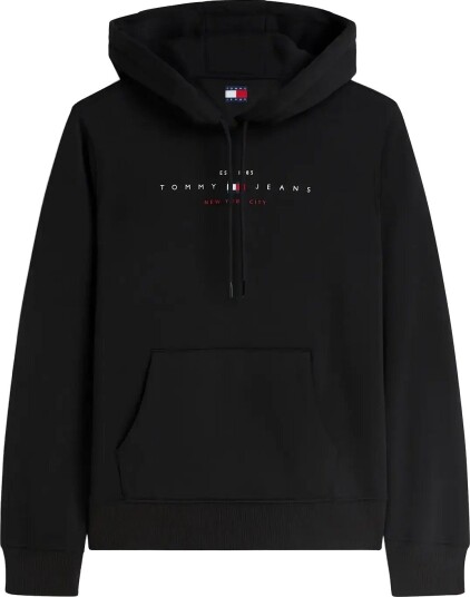 Tommy Jeans Tjw Reg Us Linear Hoodie BLACK XS