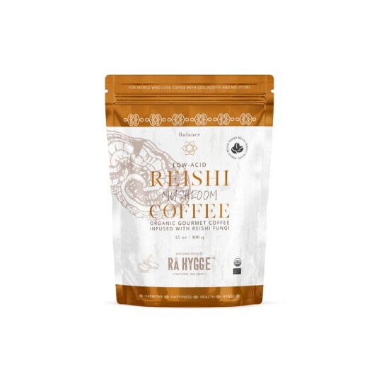 Rå Hygge Reishi Øko Hele kaffebønner  100 gr