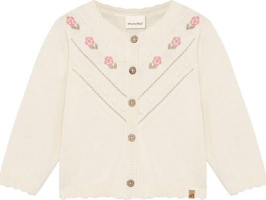 Minymo Cardigan Knit   Cream   68