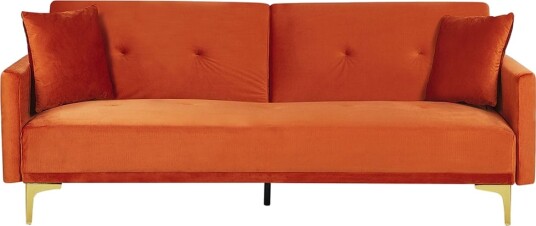 3 seters sofa Lucan Oransje Gull