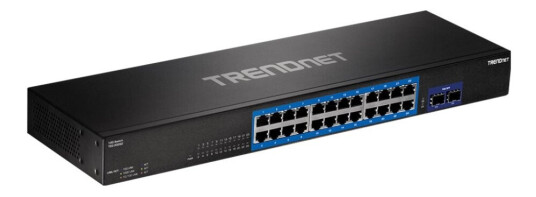 Trendnet Teg 30262 Switch - 24 X 10/100/1000 + 2 X 10 Gigabit Sfp+ - Rackmonterbar - Taa-Samsvar Trendnet Teg 30262 Switch - 24 X 10/100/1000 + 2 X 10 Gigabit Sfp+ - Rackmonterbar - Taa-Samsvar
