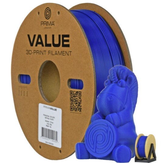 PrimaValue ABS 1,75mm 1kg Blå PrimaValue ABS 1,75mm 1kg Blå