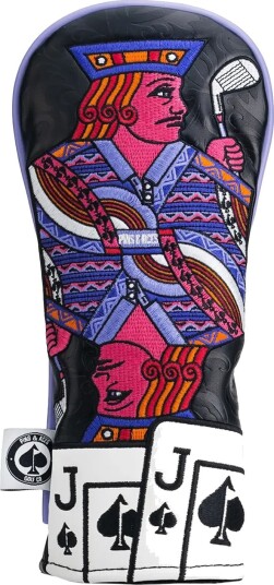 Pins & Aces Hybrid Headcover Headcover Jack of Spades