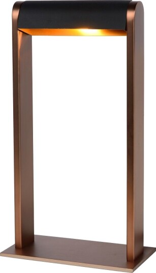 Loras Bordlampe Høyde 32 Cm Børstet Kobberfarge
