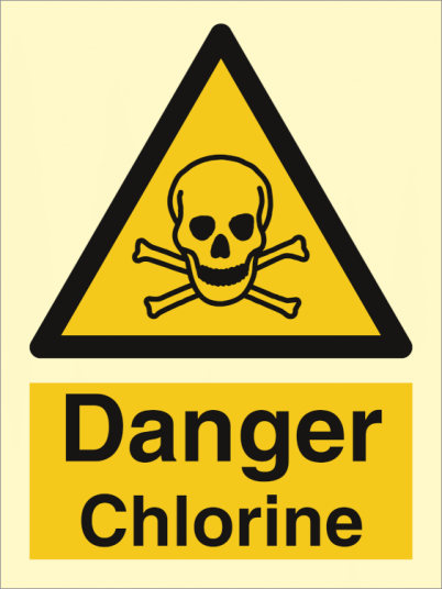 Danger Chlorine - Etterlysende Vinyl HI150 - 200 x 150 mm Danger Chlorine - Etterlysende Vinyl HI150 - 200 x 150 mm