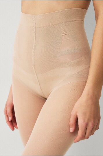 Ellos Collection   Strømpebukser Hold in 40 DEN Medium Support Semishiny   Natur