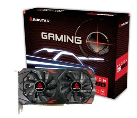 Grafikkort Biostar Radeon Rx 580 8Gb Gddr5 (Va5815tq82) - 8GB GDDR5 RAM - Grafikkort