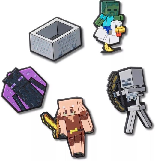 Crocs Jibbitz Minecraft 5-Pakk