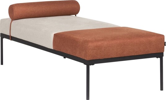 Naklund Sjeselong 172 cm   Brun/Beige/Svart