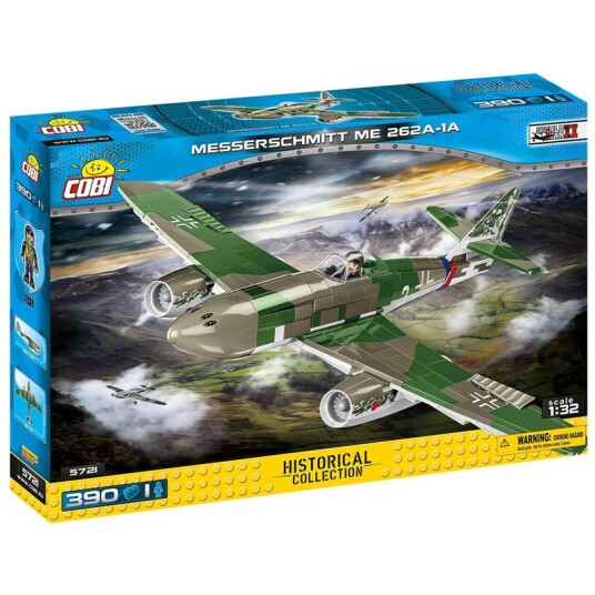 Cobi Byggesett 390 Deler Messerschmitt Me 262a 1a