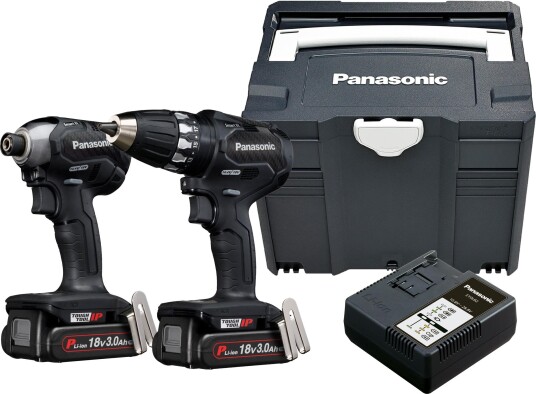 Panasonic Borskrutrekker EYC231PN EYC231LJ2G32 Verktøypakke Med Og Slagskrutrekker