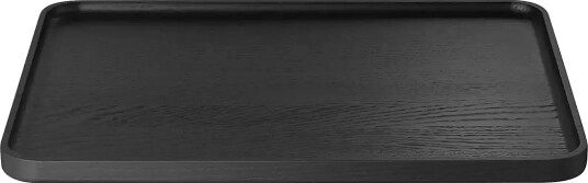 Blomus Tray L 40 X 30 Cm Oku Black Black L 30CM Blomus Tray L 40 X 30 Cm Oku Black Black L 30CM