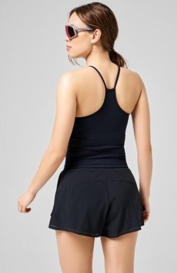 Casall Built-In-Bra Halterneck Tank Dame Black 40