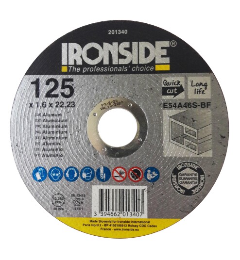 Ironside 201340 Kappeskive F41 E54A aluminium Maskintilbehør & forbruk