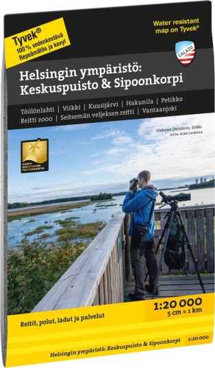 Calazo Förlag Helsingin ympäristö Keskuspuisto & Sipoonkorpi 1 20 000