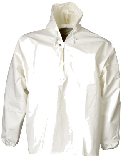 Elka Regnjakke med elastiske mansjetter 077100E hvit Str. 5XL