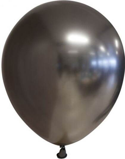 10 stk 30 cm Grå Glossy Mirror Ballonger