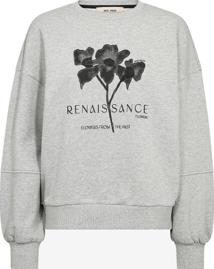 MOS MOSH   Collegegenser MMCandela O LS Sweatshirt   Grå