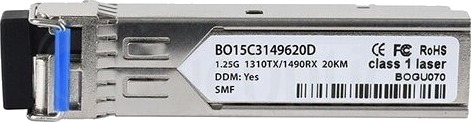 Blueoptics Tn-Sfp-Lxb22-Bo Fiber Optisk 1250 Mbit/S Sfp Sfp Bx-U 20000 M