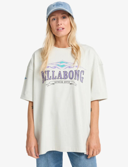 Billabong Wave Out Tee - Grey - S Billabong Wave Out Tee - Grey - S