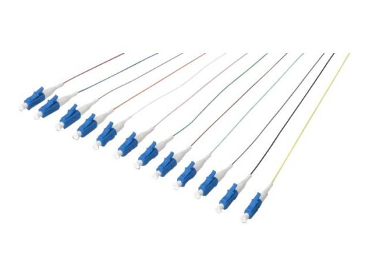 Digitus Professional - Grisehale - Lc-Enkeltmodus (Hann) - 2 M - Fiberoptisk - 9 / 125 Micron - Os2 - Grå Svart Hvit Blå Gul Rød Grønn Brun Oransje Fiolett Rosa Turkis