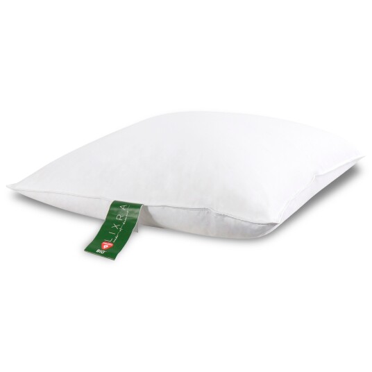 Lixra BIO hodepute - høy hodepute - 60x63 cm - allergivennlig pute - fiberpute -  Bio