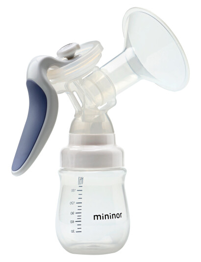 Mininor Manual Breast Pump - White - 0 M Mininor Manual Breast Pump - White - 0 M