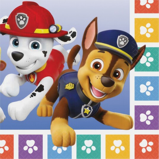Servietter Paw Patrol 16 pakning