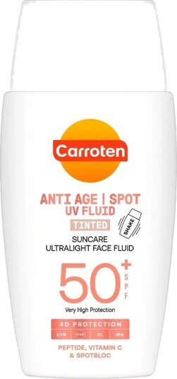 Carroten Antiage & Antispot Solkrem SPF 50+ Nude 50 ml